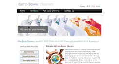 Desktop Screenshot of campbowiecleaners.com